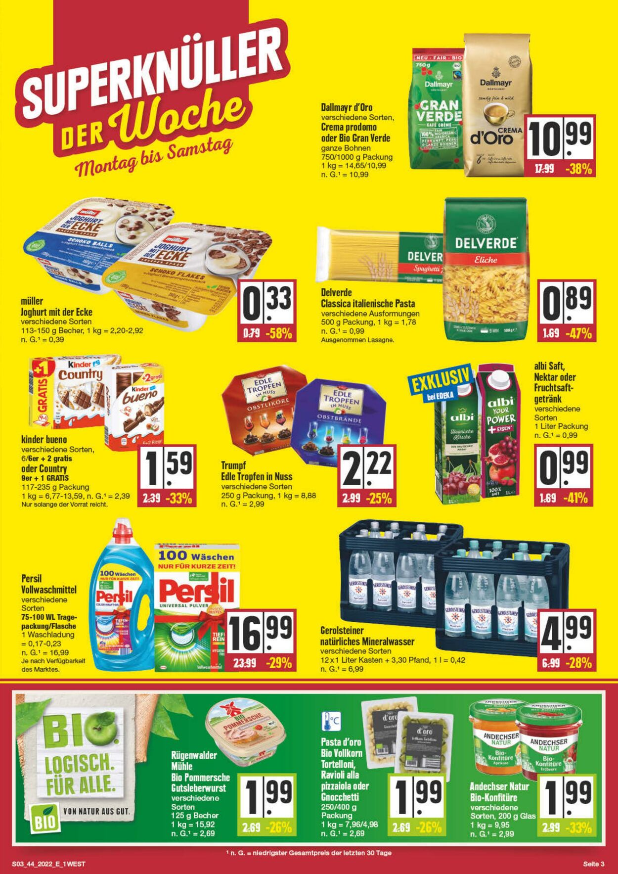 Prospekt Edeka 31.10.2022 - 05.11.2022