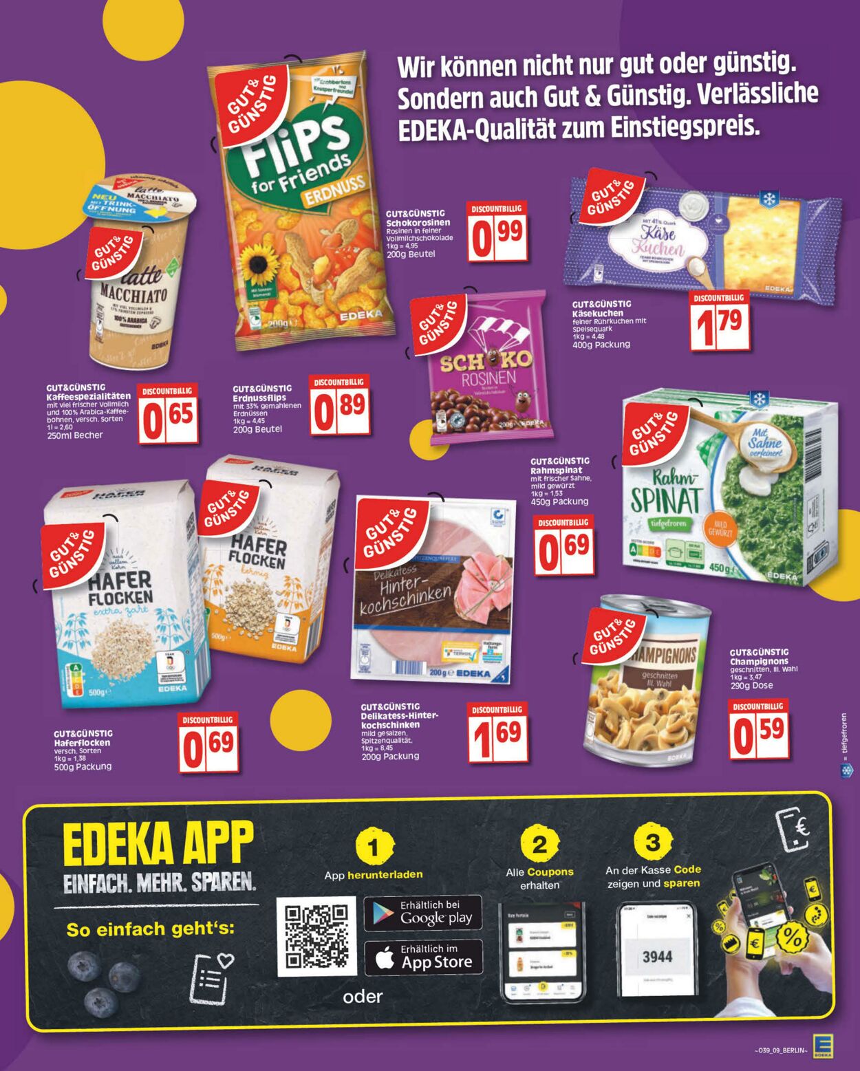 Prospekt Edeka 26.09.2022 - 01.10.2022