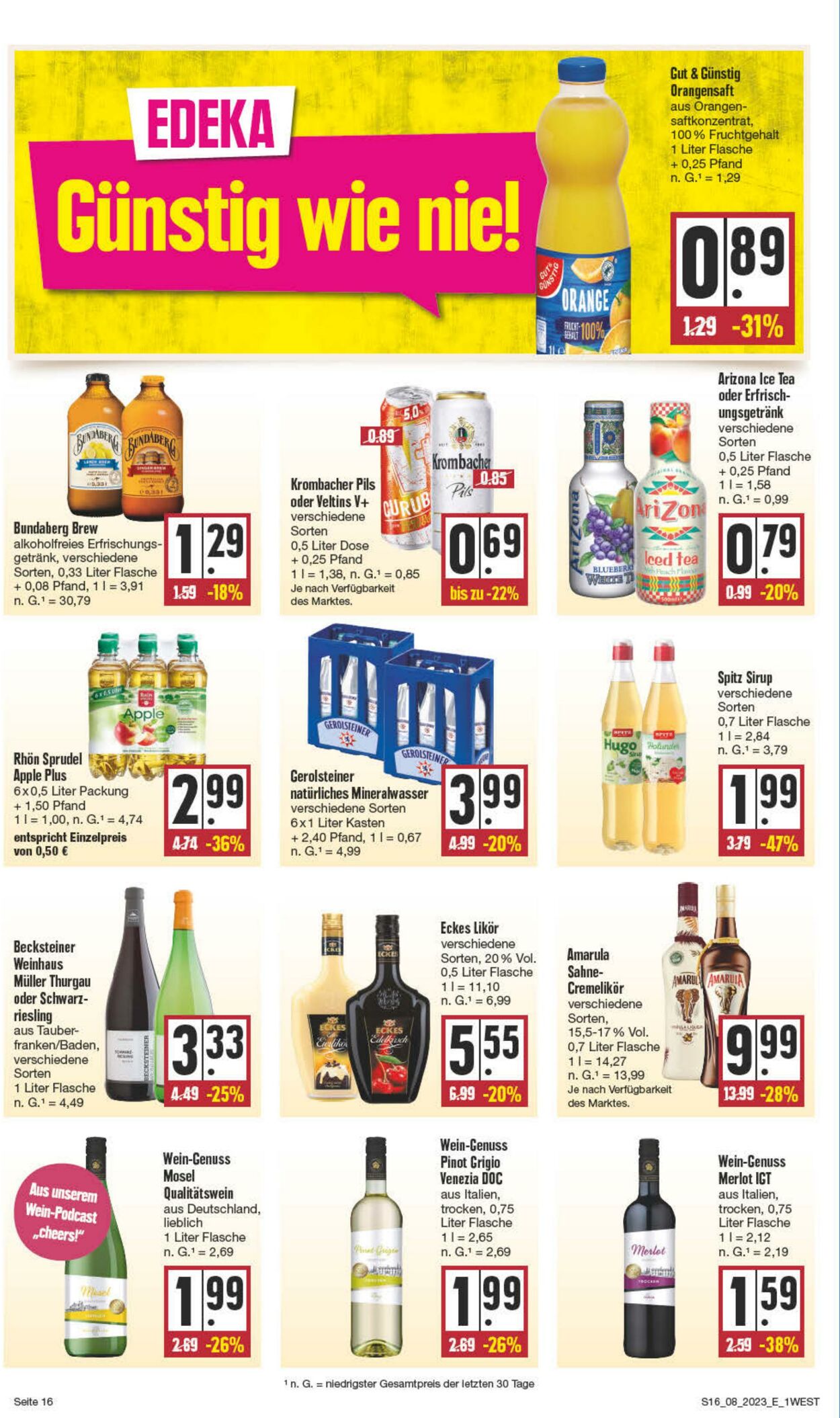 Prospekt Edeka 20.02.2023 - 25.02.2023