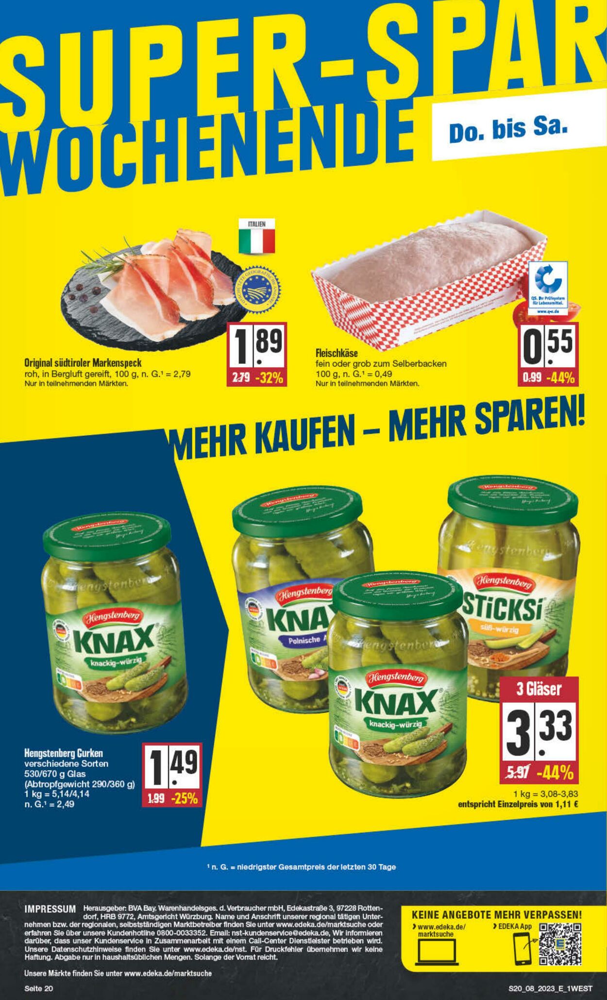 Prospekt Edeka 20.02.2023 - 25.02.2023