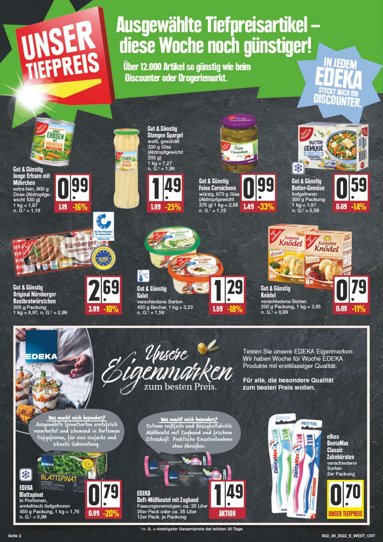 Prospekt Edeka 26.09.2022 - 01.10.2022