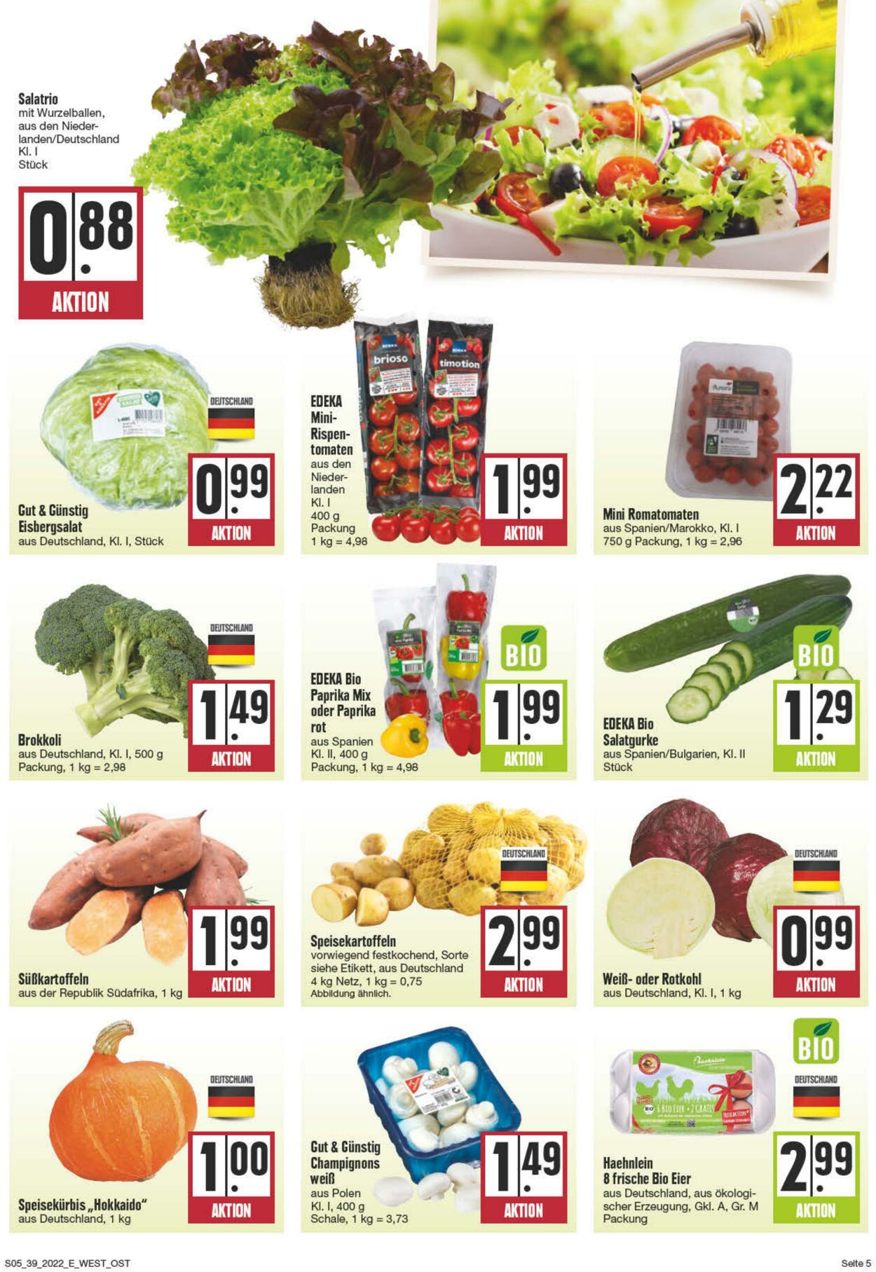 Prospekt Edeka 26.09.2022 - 01.10.2022