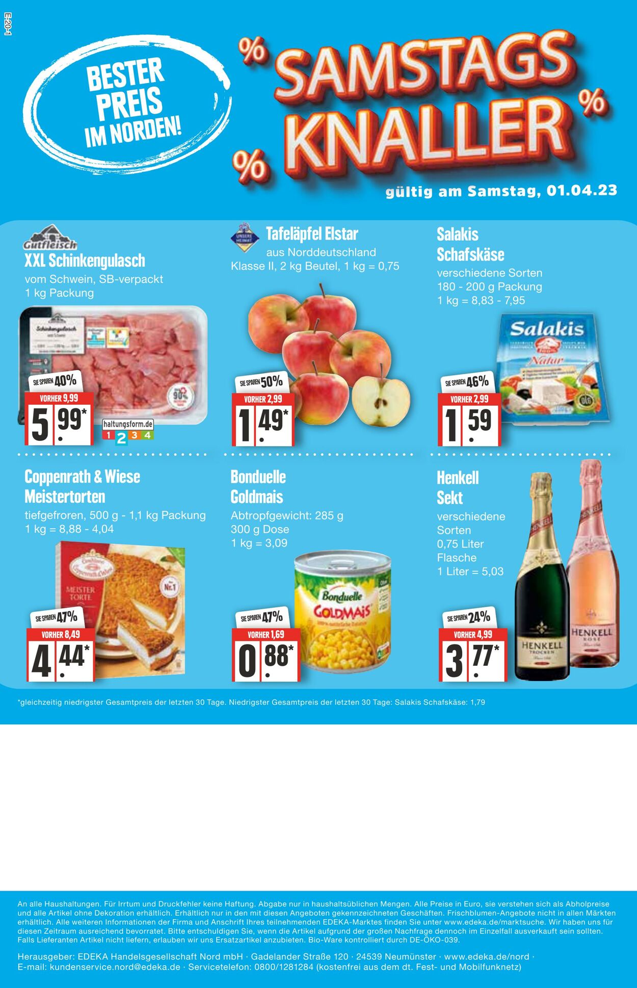 Prospekt Edeka 27.03.2023 - 01.04.2023