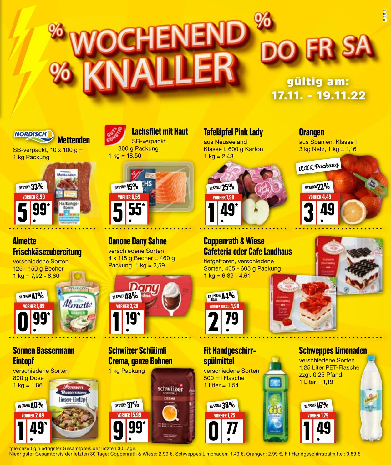 Prospekt Edeka 14.11.2022 - 19.11.2022