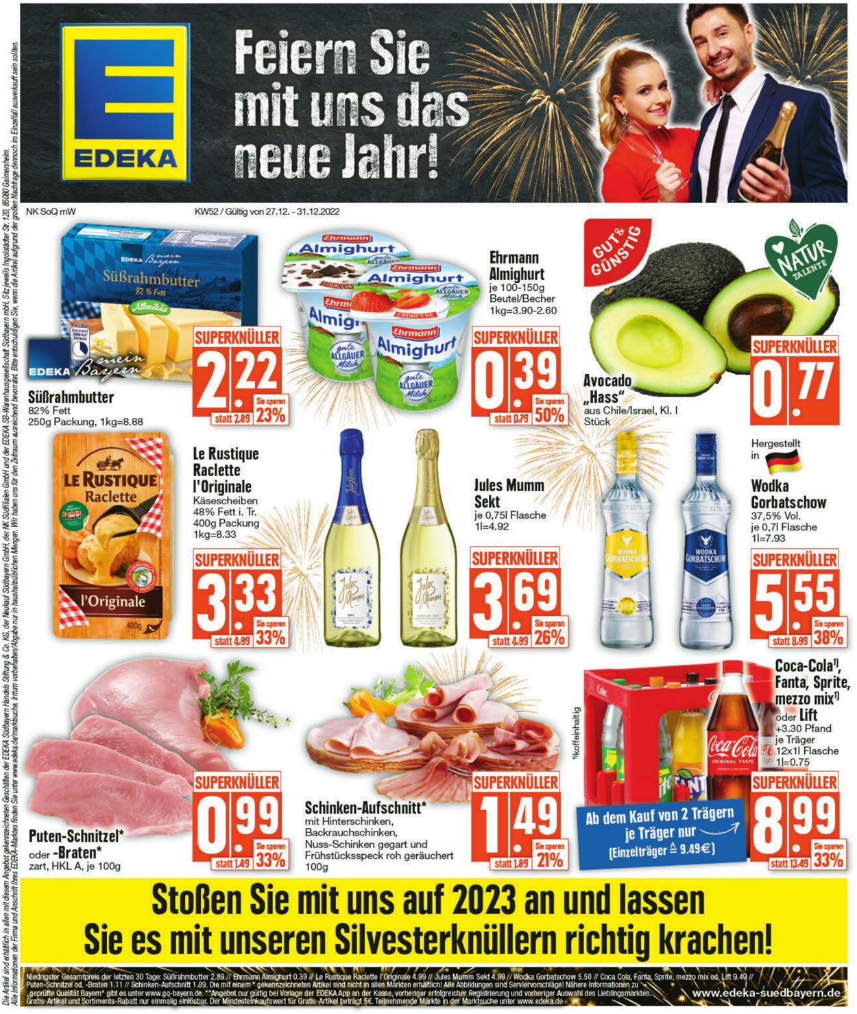 Prospekt Edeka 27.12.2022 - 31.12.2022