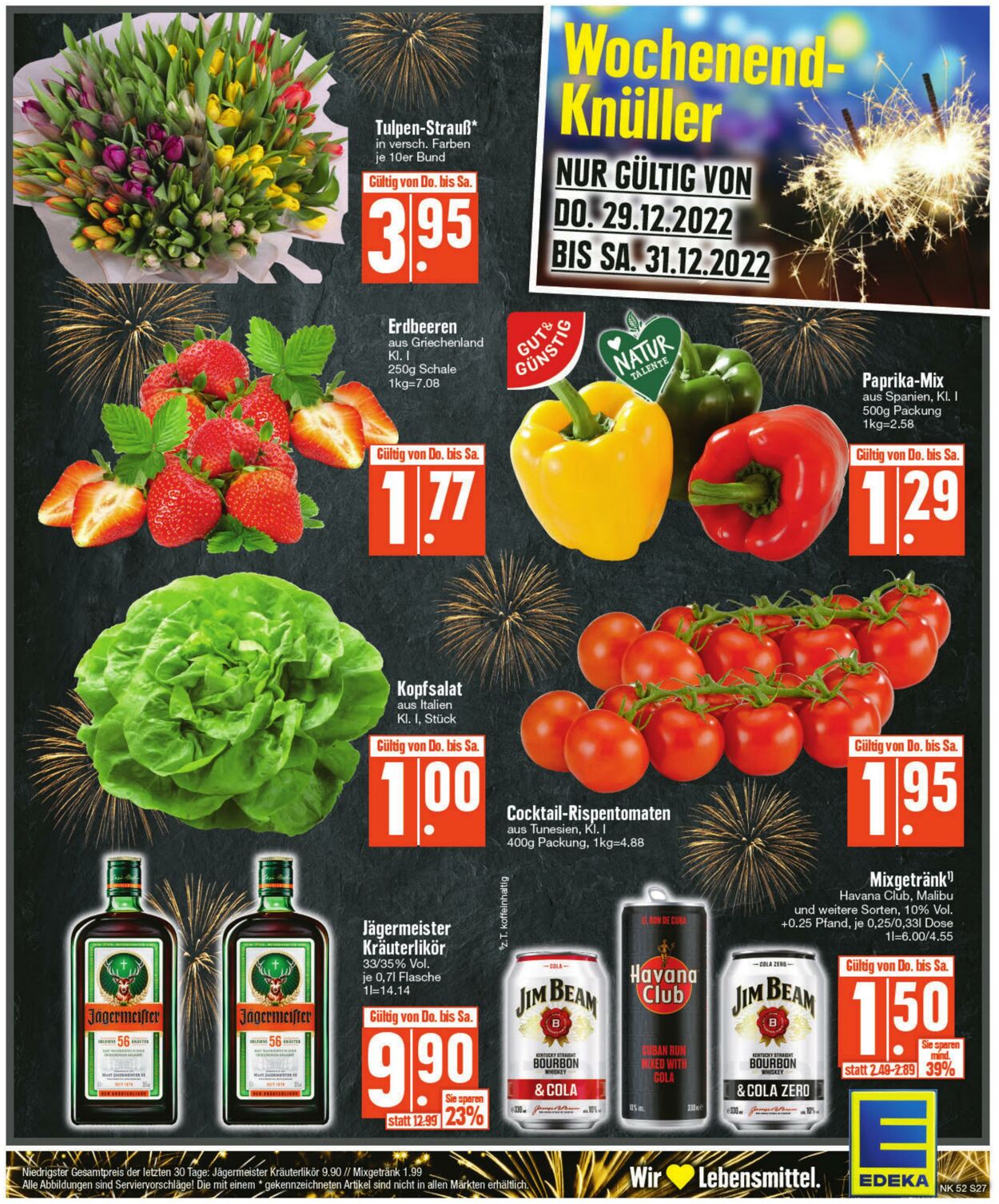 Prospekt Edeka 27.12.2022 - 31.12.2022