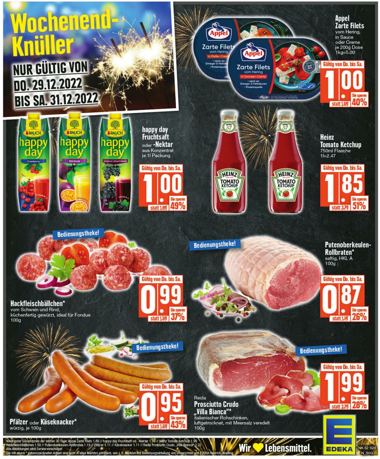 Prospekt Edeka 27.12.2022 - 31.12.2022