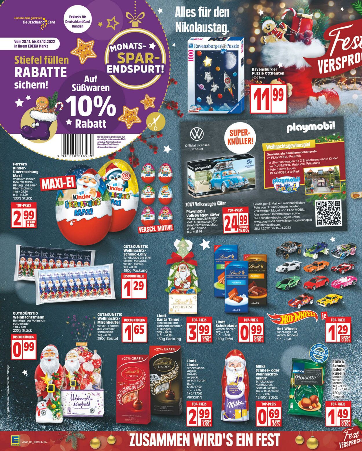 Prospekt Edeka 28.11.2022 - 03.12.2022