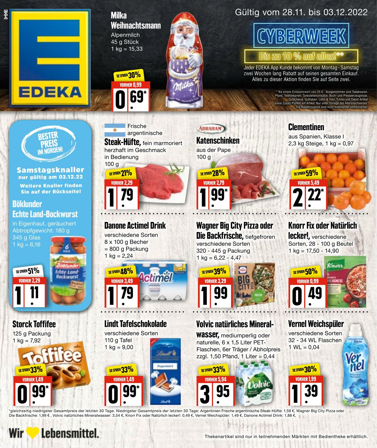 Prospekt Edeka 26.11.2022 - 03.12.2022