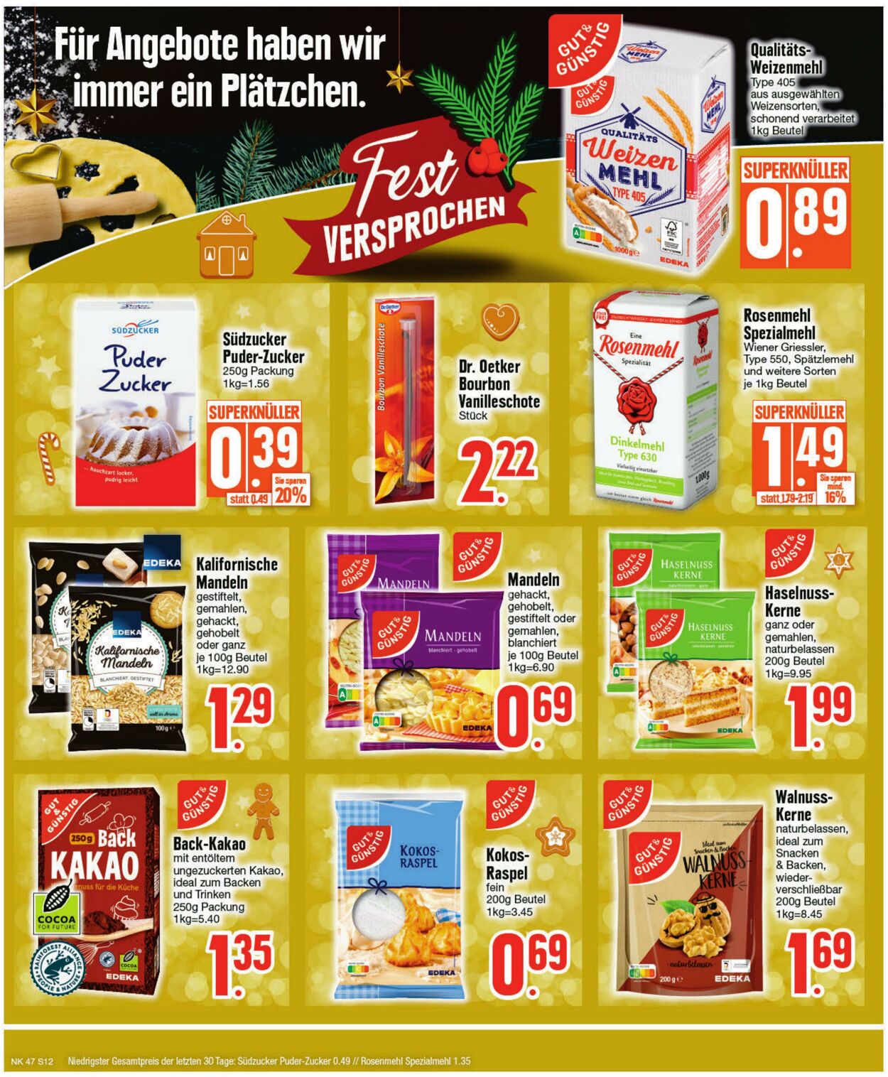 Prospekt Edeka 21.11.2022 - 26.11.2022