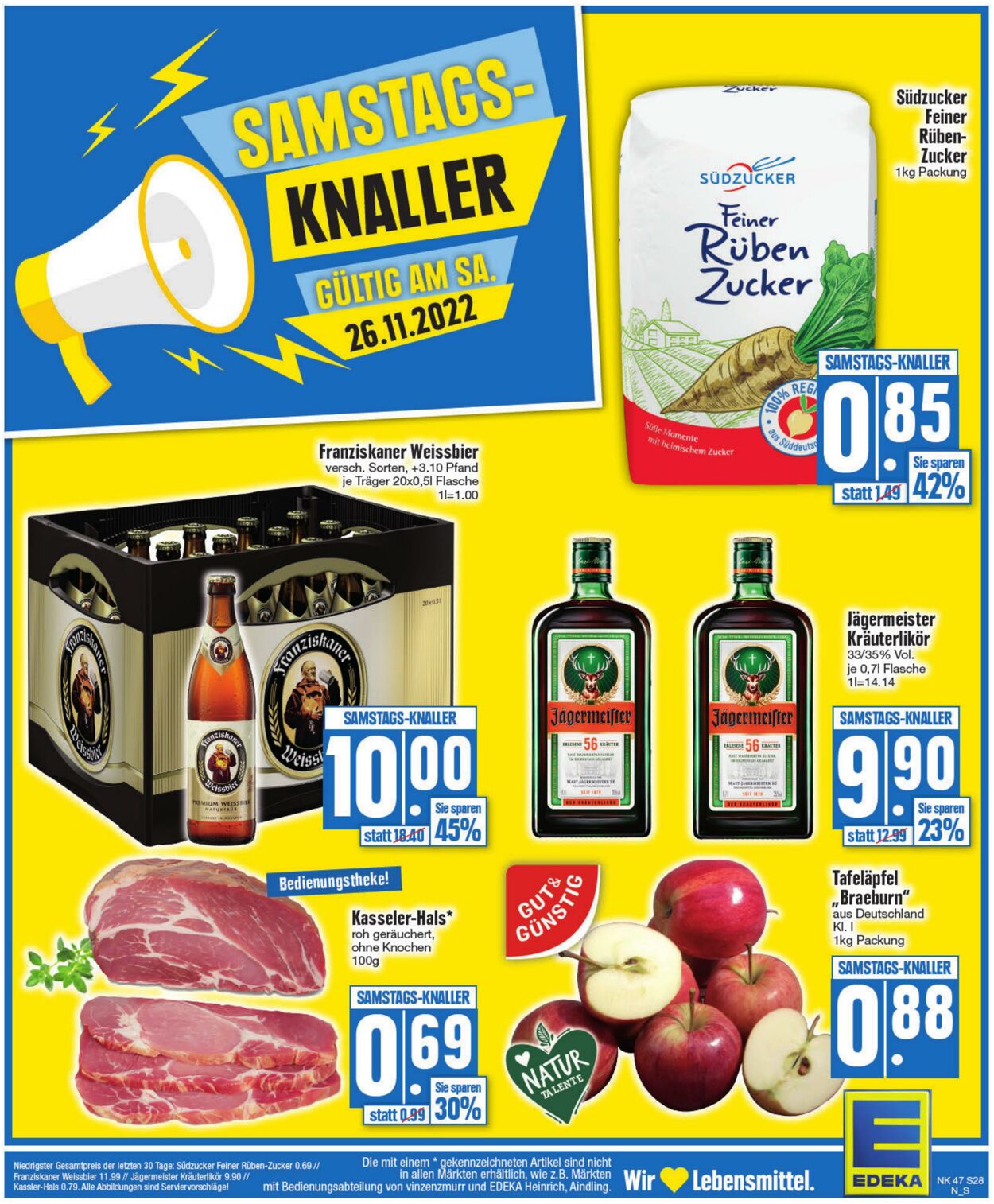 Prospekt Edeka 21.11.2022 - 26.11.2022