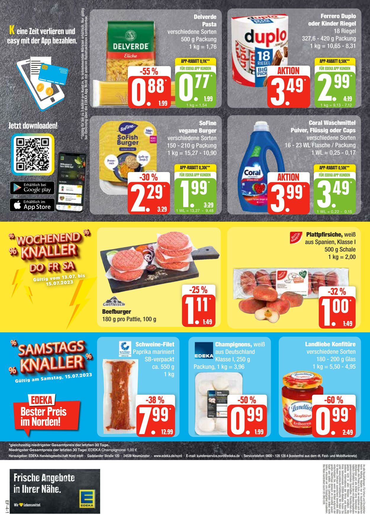 Prospekt Edeka 10.07.2023 - 15.07.2023