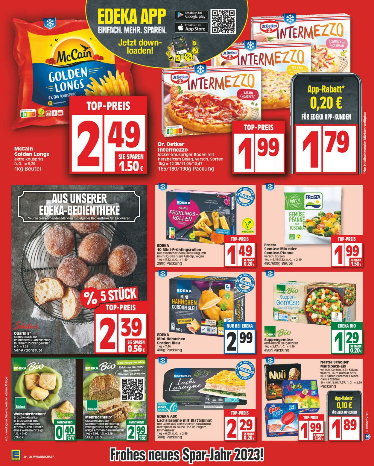 Prospekt Edeka 02.01.2023 - 07.01.2023