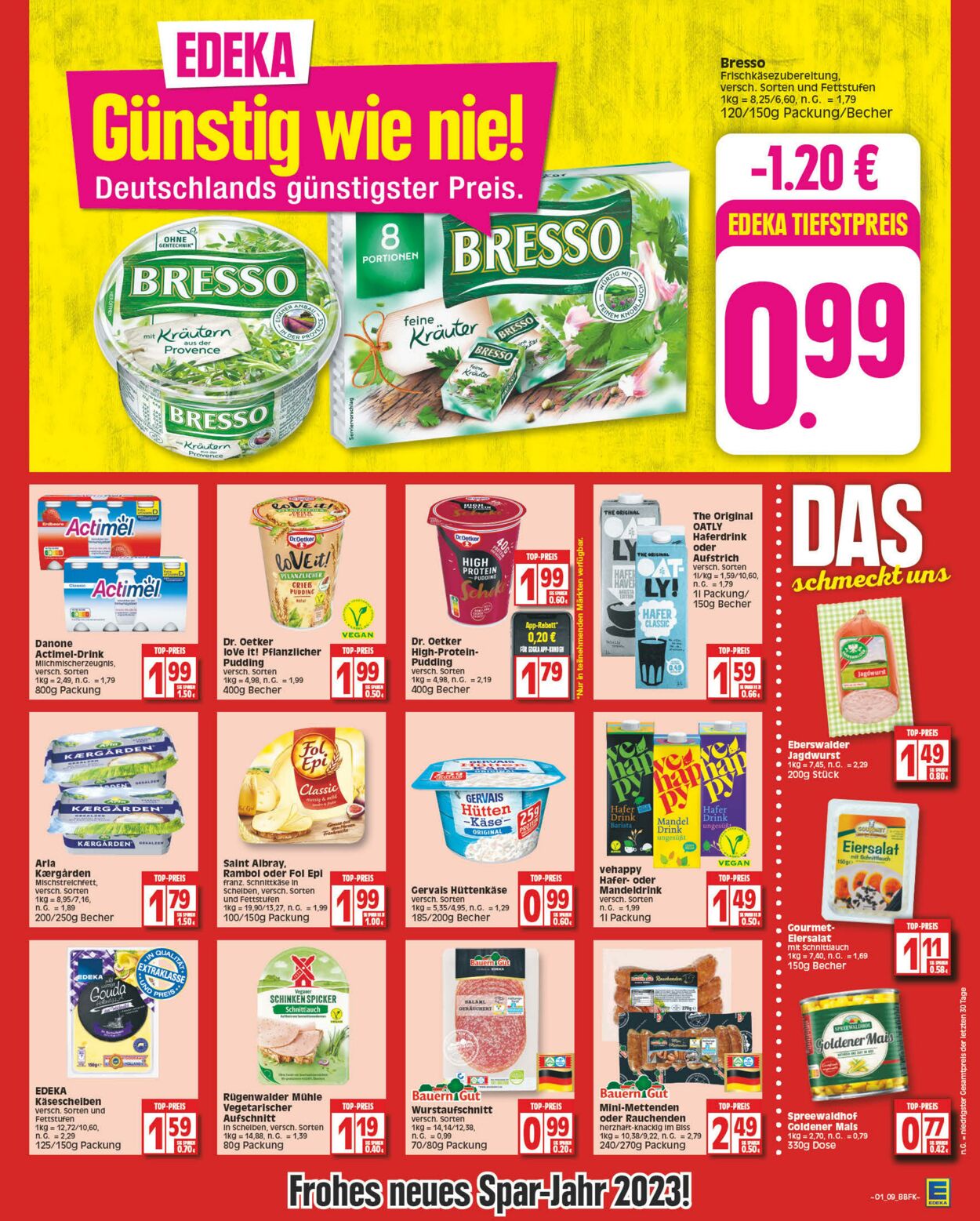 Prospekt Edeka 02.01.2023 - 07.01.2023