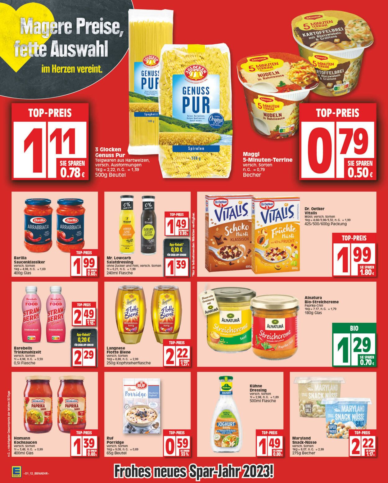 Prospekt Edeka 02.01.2023 - 07.01.2023