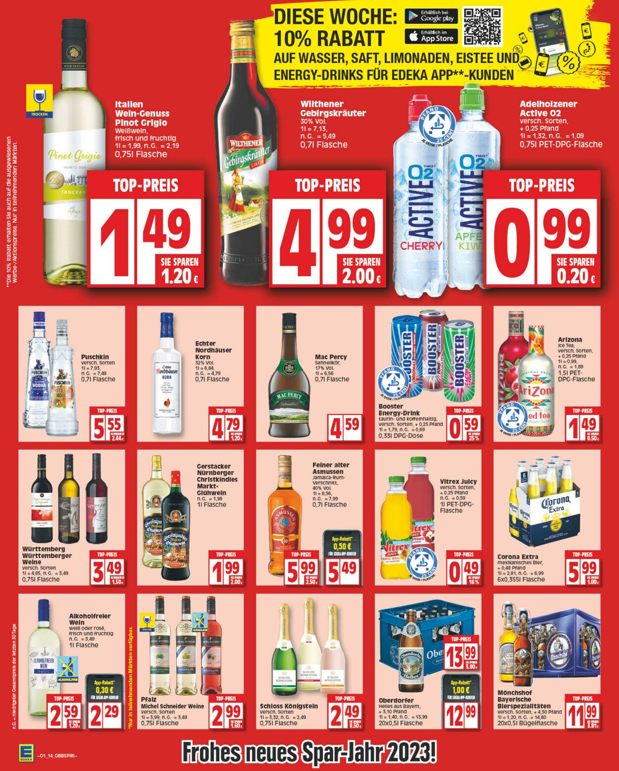 Prospekt Edeka 02.01.2023 - 07.01.2023