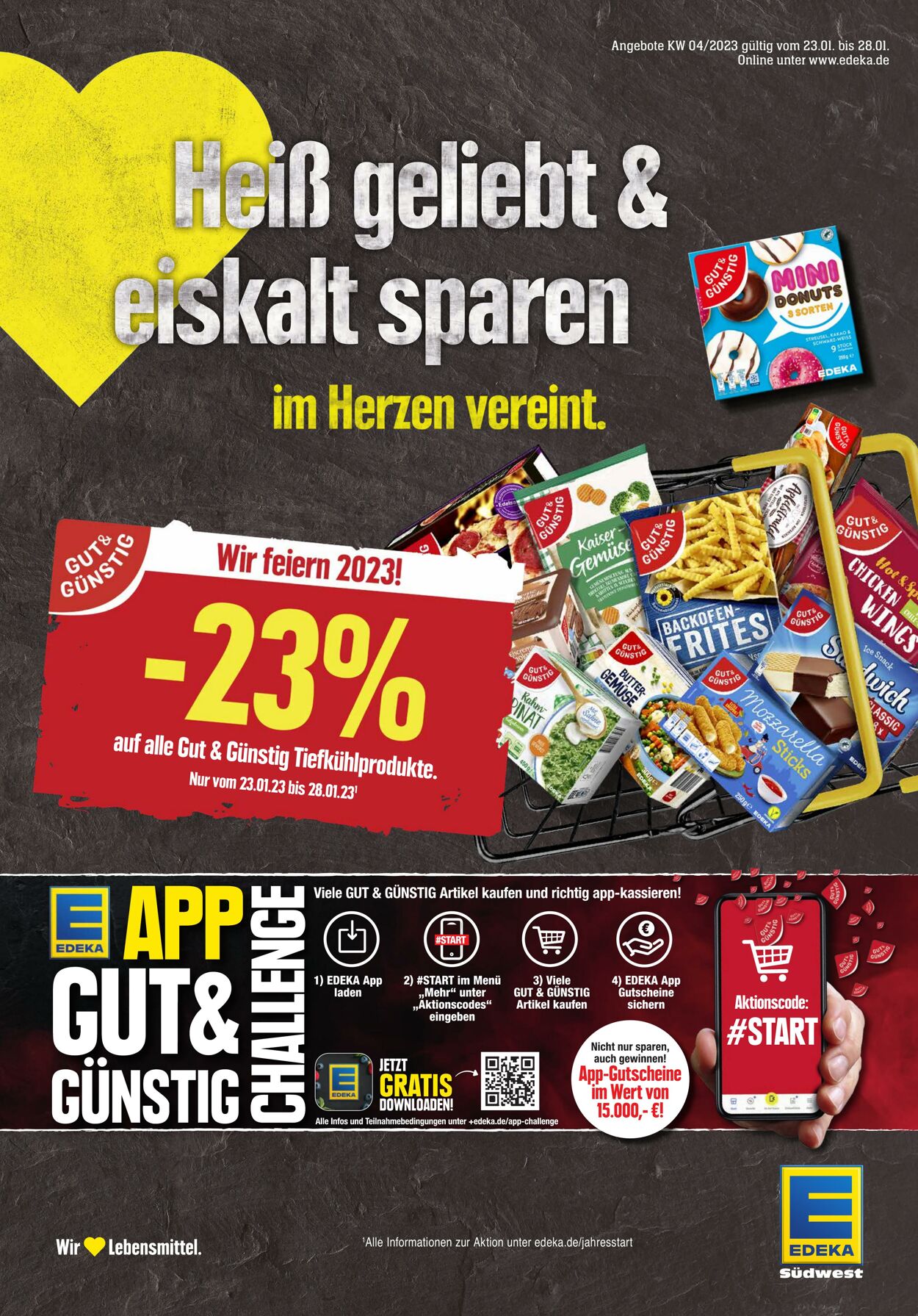 Prospekt Edeka 23.01.2023 - 28.01.2023