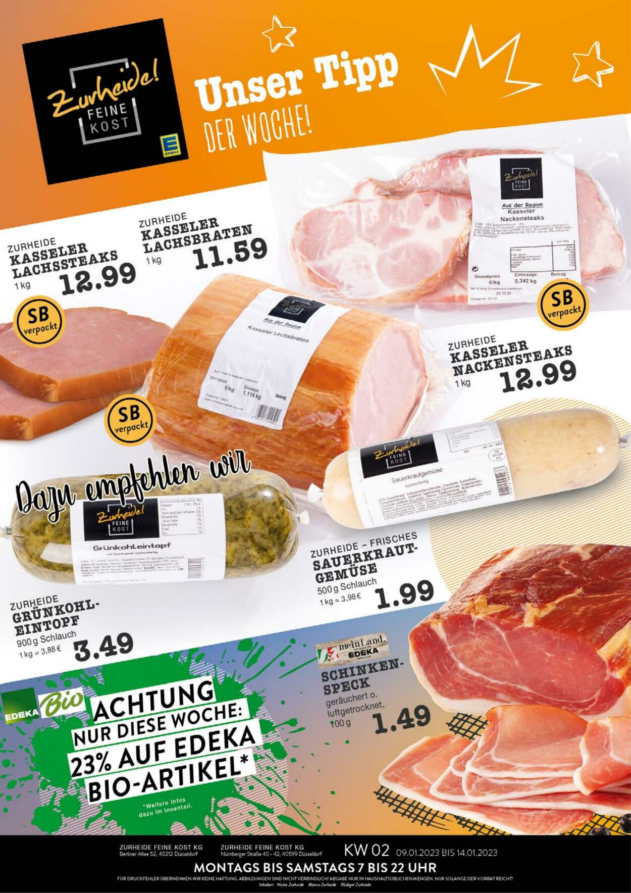 Prospekt Edeka 09.01.2023 - 14.01.2023