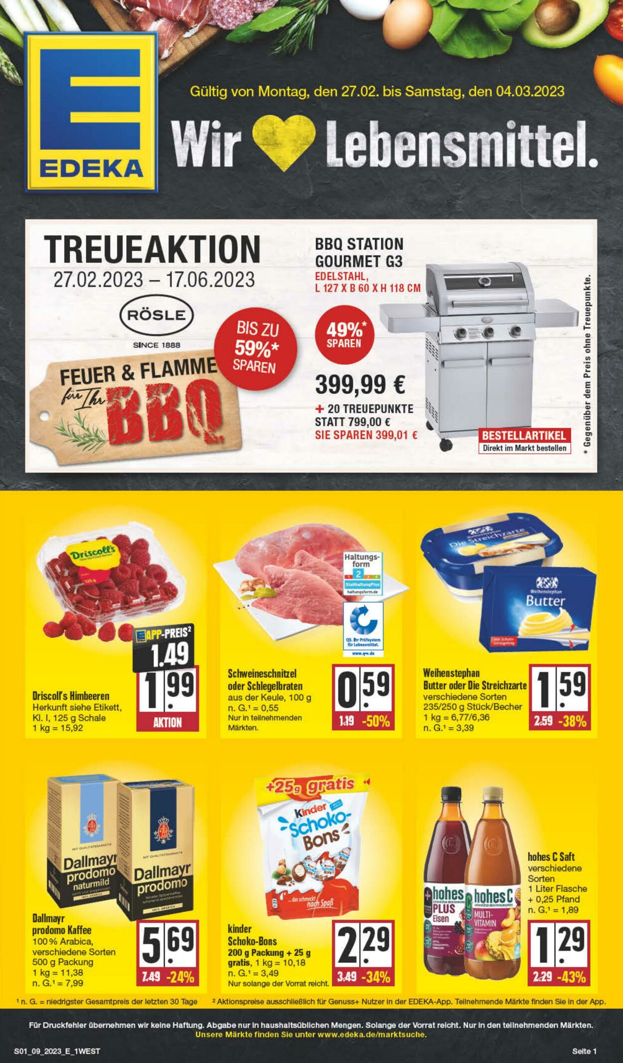 Prospekt Edeka 27.02.2023 - 04.03.2023