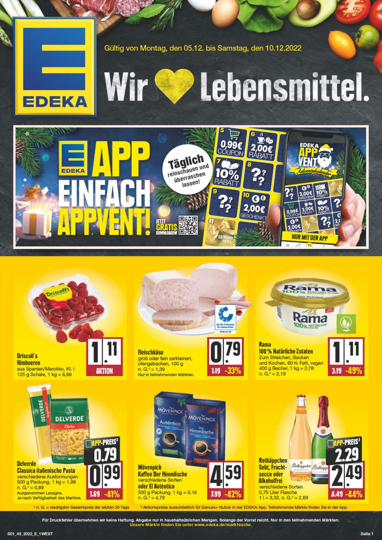 Prospekt Edeka 05.12.2022 - 10.12.2022