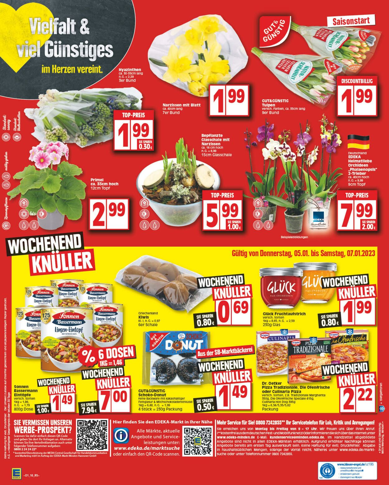 Prospekt Edeka 02.01.2023 - 07.01.2023