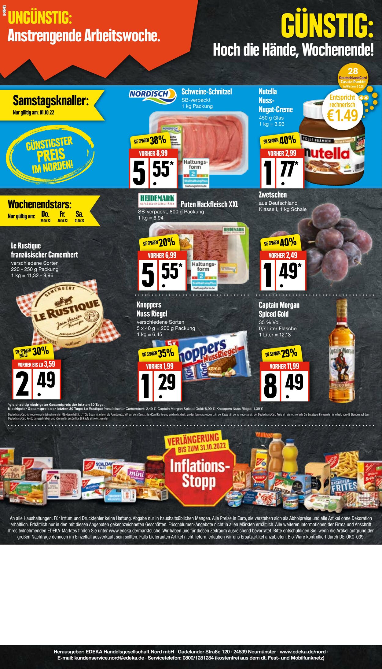 Prospekt Edeka 26.09.2022 - 01.10.2022