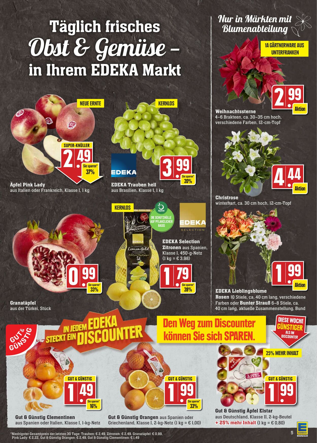 Prospekt Edeka 21.11.2022 - 26.11.2022