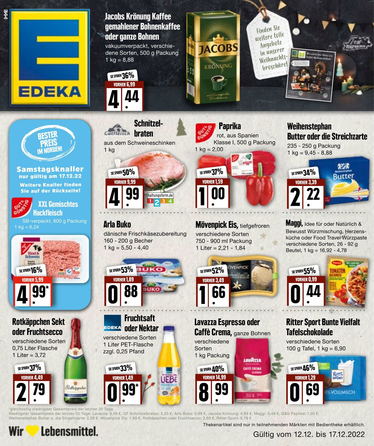 Prospekt Edeka 12.12.2022 - 17.12.2022