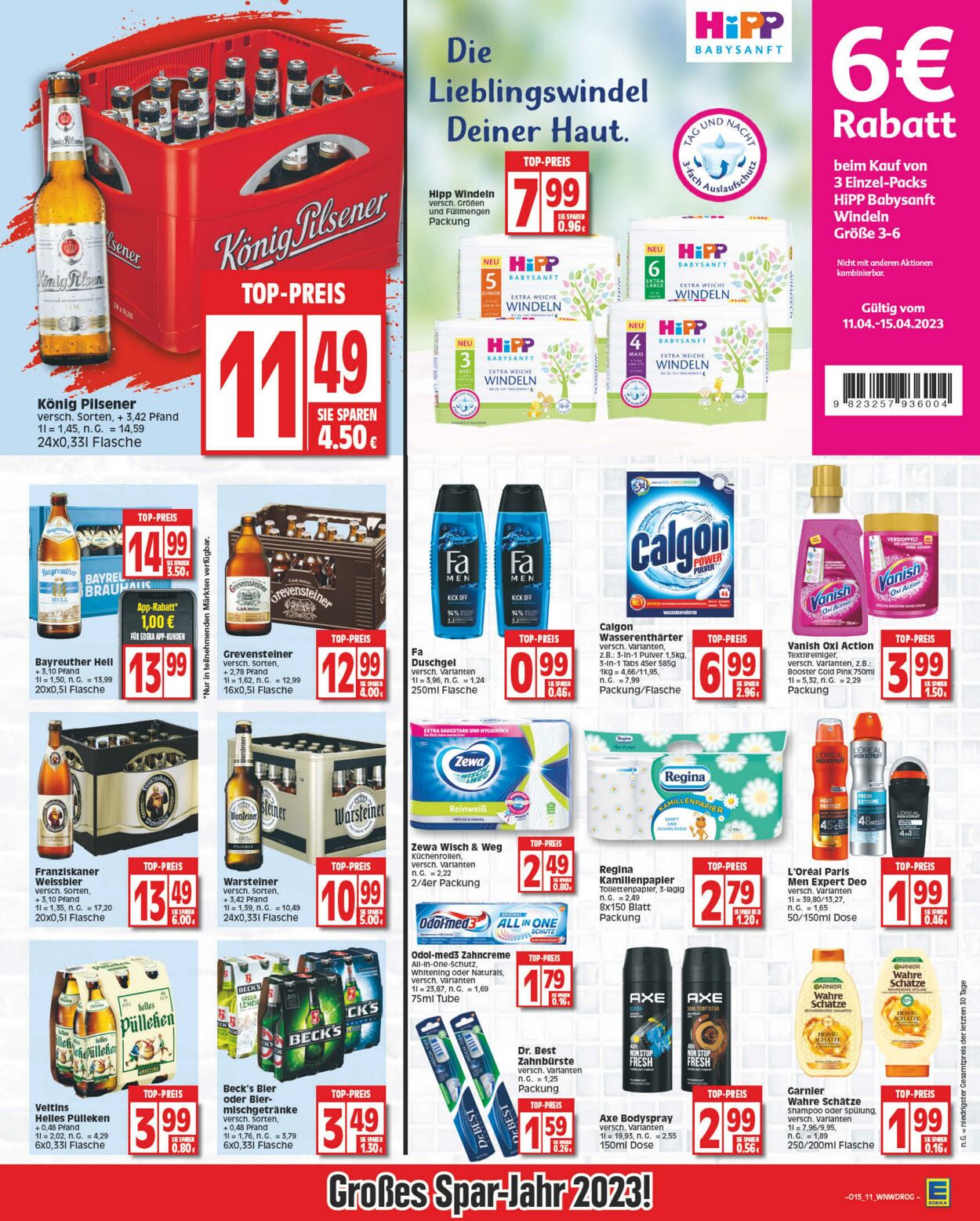 Prospekt Edeka 10.04.2023 - 15.04.2023