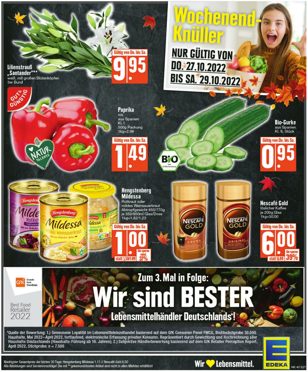 Prospekt Edeka 24.10.2022 - 29.10.2022