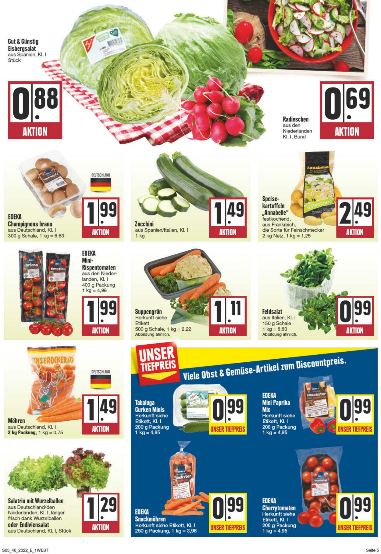 Prospekt Edeka 14.11.2022 - 19.11.2022