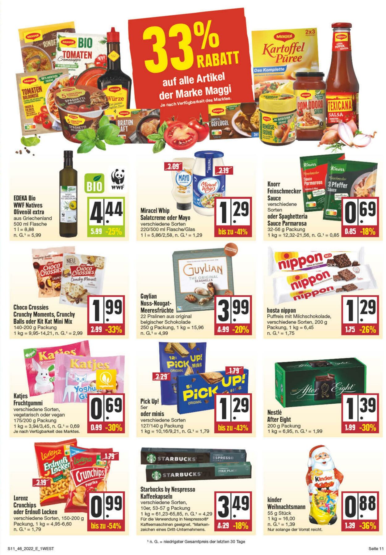 Prospekt Edeka 14.11.2022 - 19.11.2022