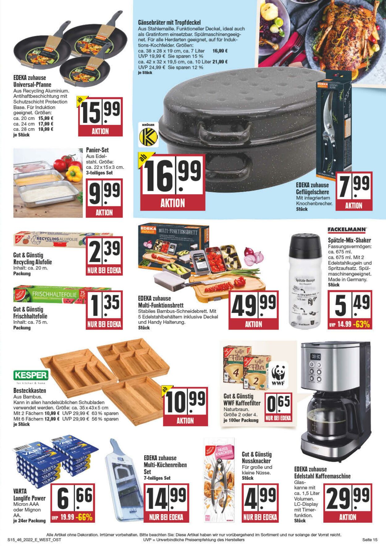 Prospekt Edeka 14.11.2022 - 19.11.2022