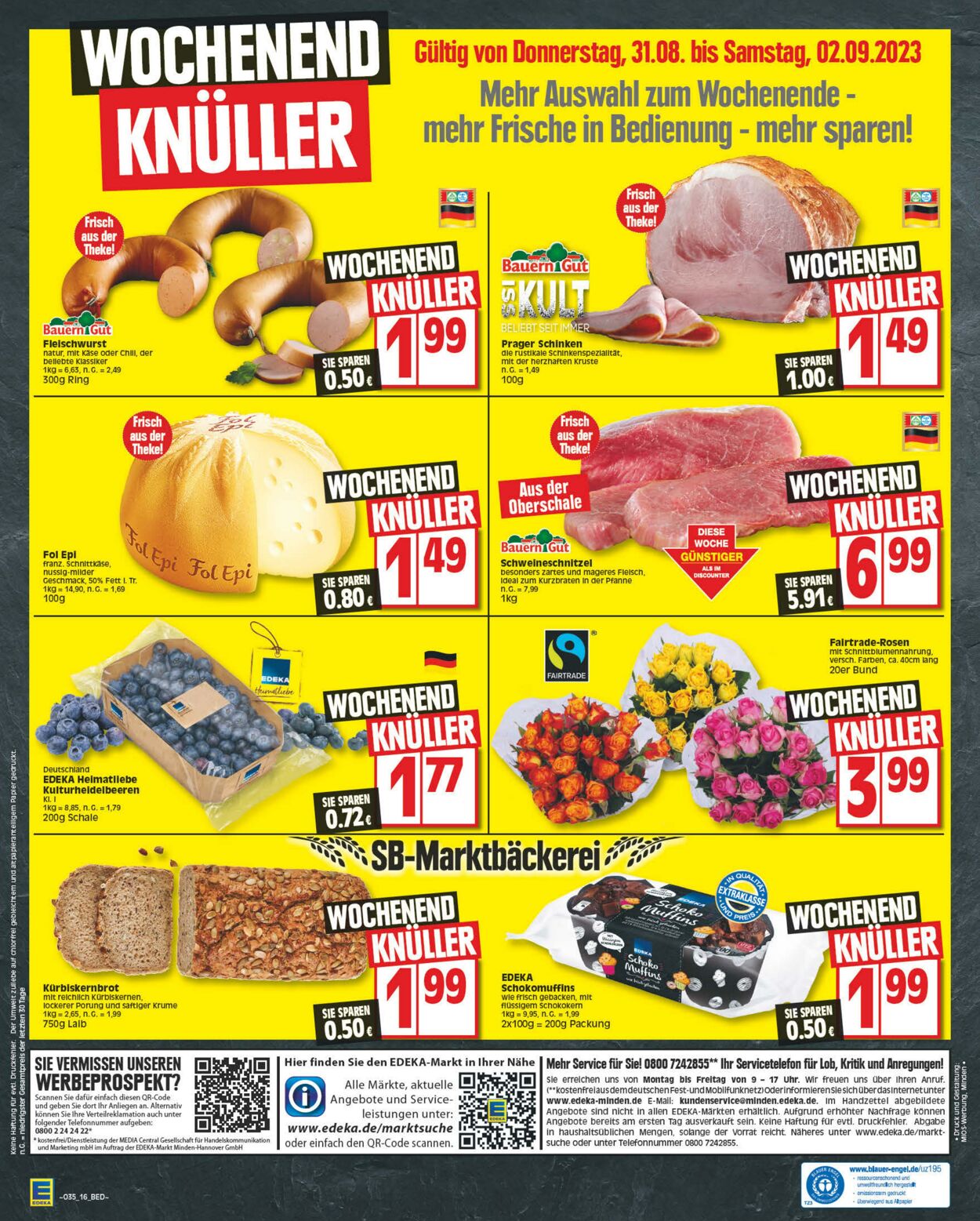 Prospekt Edeka 28.08.2023 - 02.09.2023