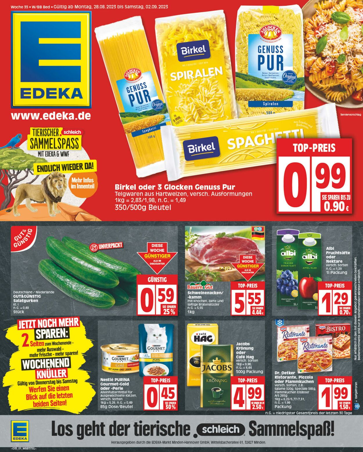 Prospekt Edeka 28.08.2023 - 02.09.2023