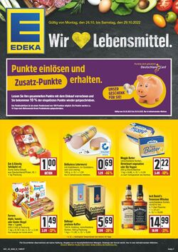 Prospekt Edeka 24.10.2022 - 29.10.2022