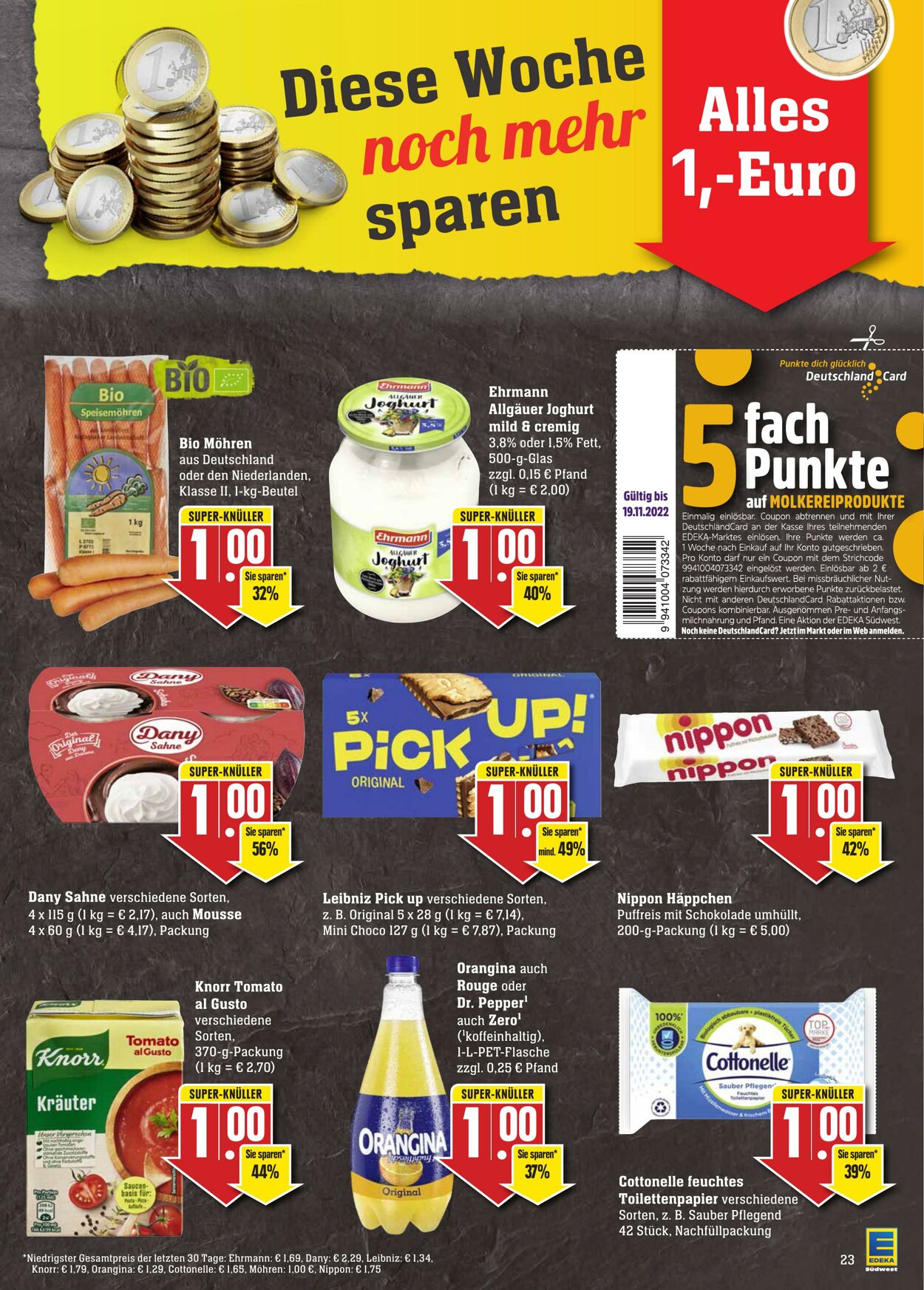 Prospekt Edeka 14.11.2022 - 19.11.2022