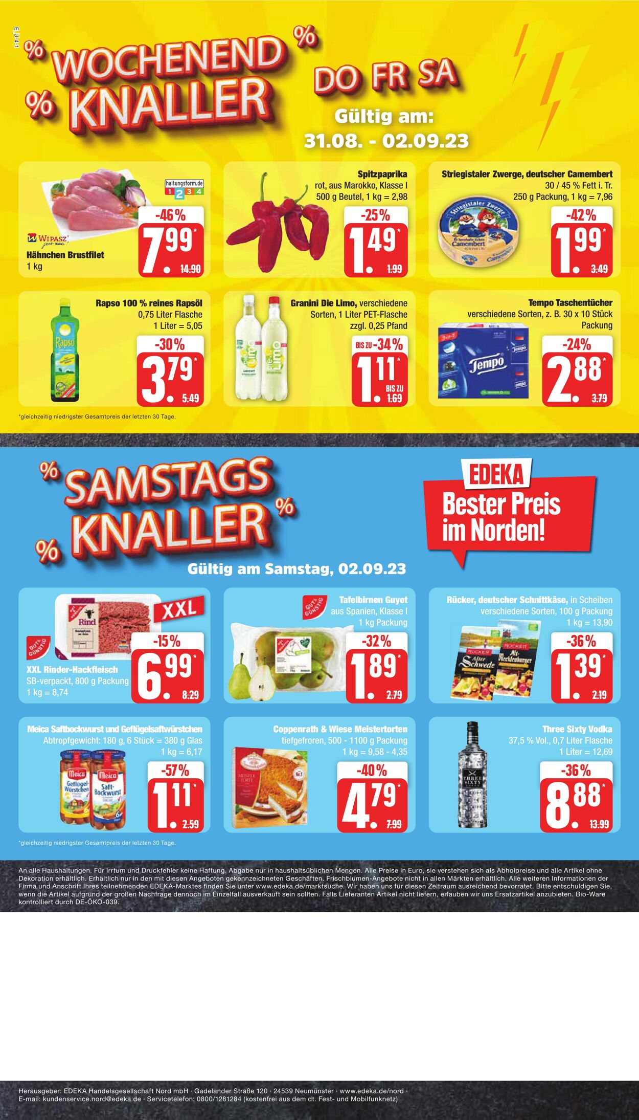 Prospekt Edeka 28.08.2023 - 02.09.2023