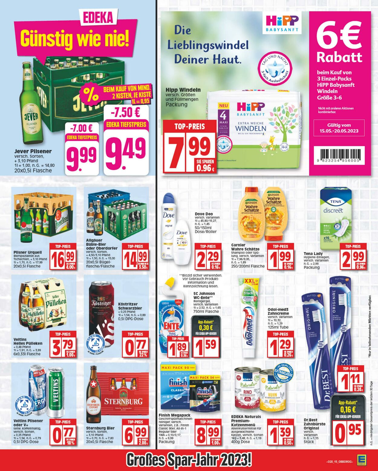 Prospekt Edeka 15.05.2023 - 20.05.2023