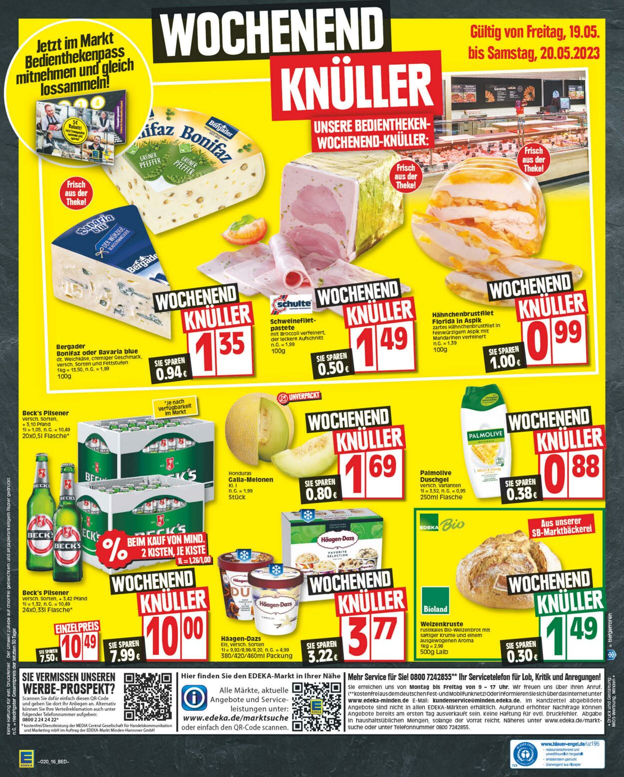 Prospekt Edeka 15.05.2023 - 20.05.2023