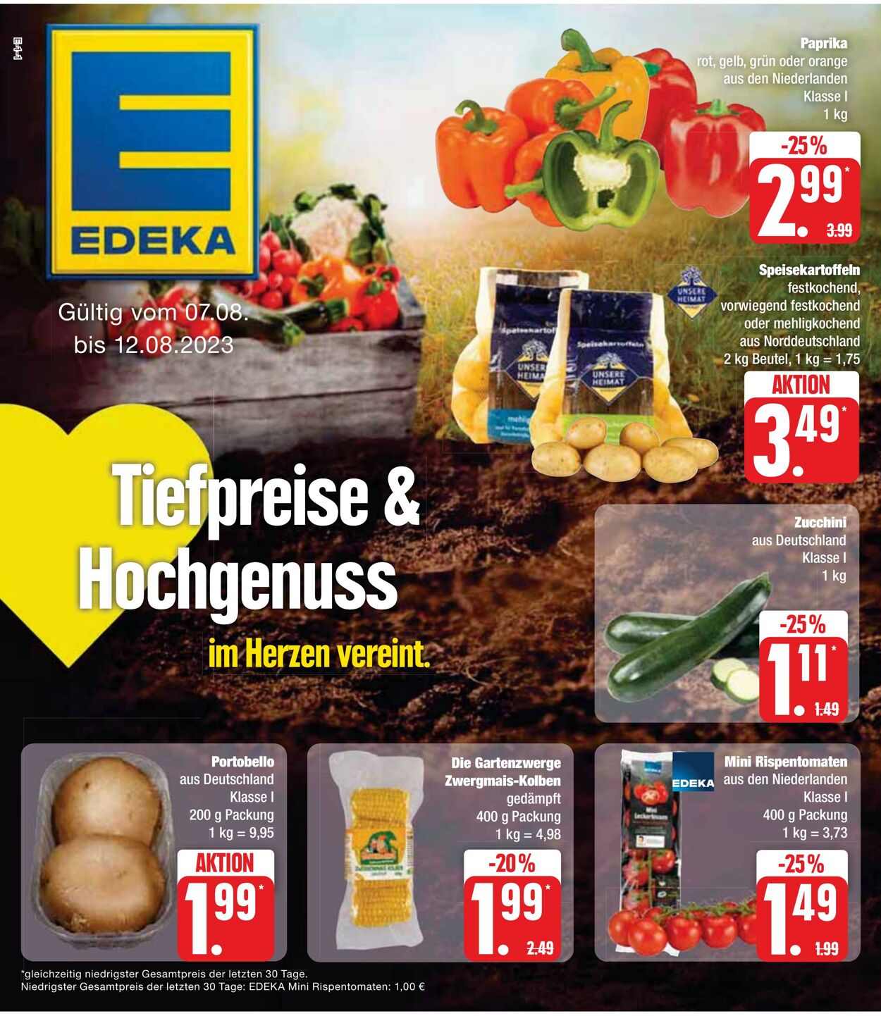 Prospekt Edeka 07.08.2023 - 12.08.2023