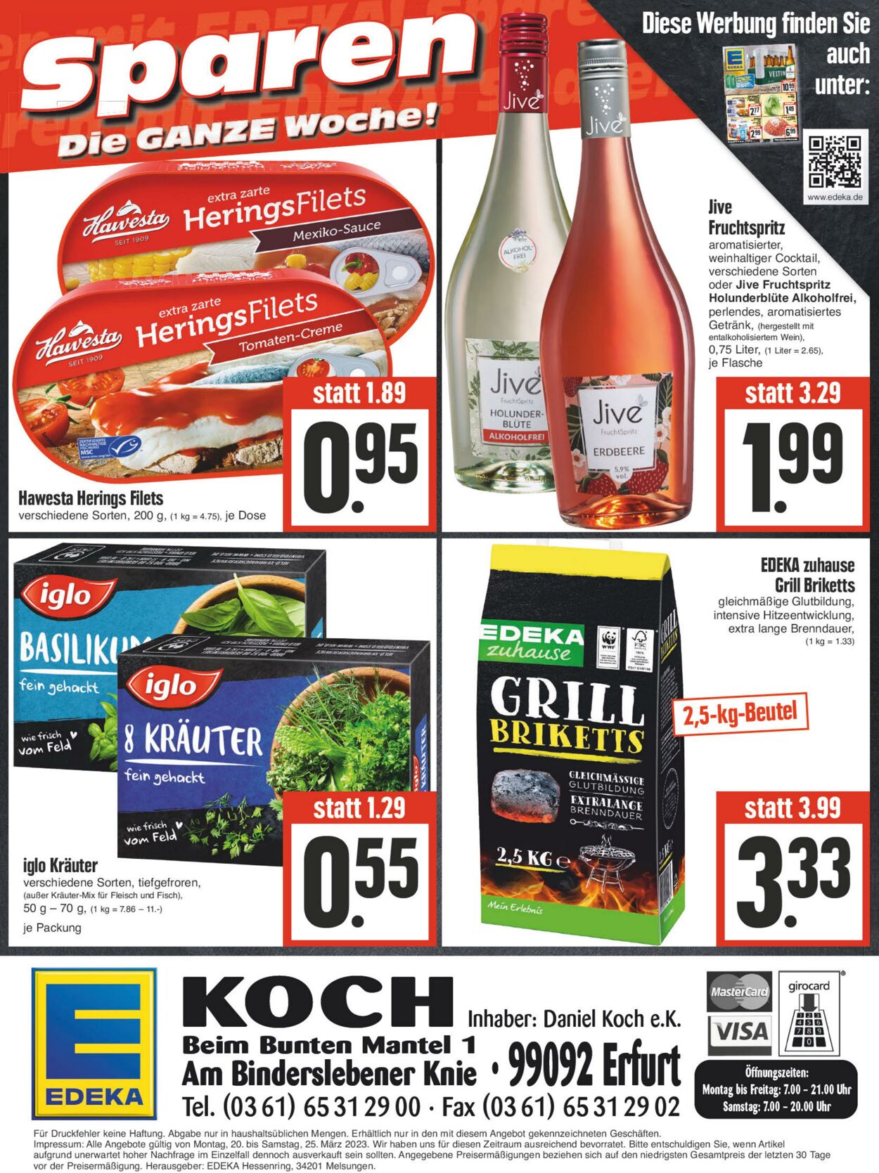 Prospekt Edeka 20.03.2023 - 25.03.2023