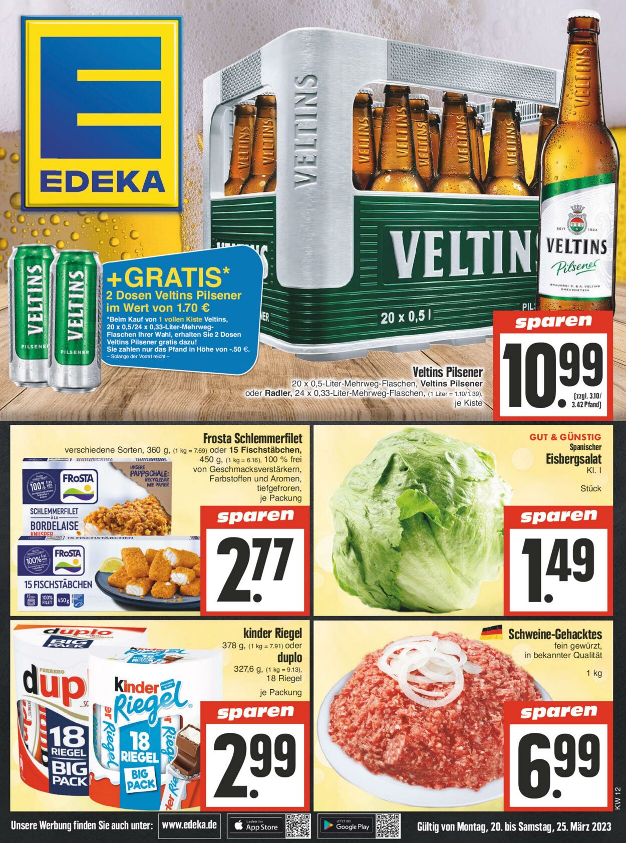 Prospekt Edeka 20.03.2023 - 25.03.2023