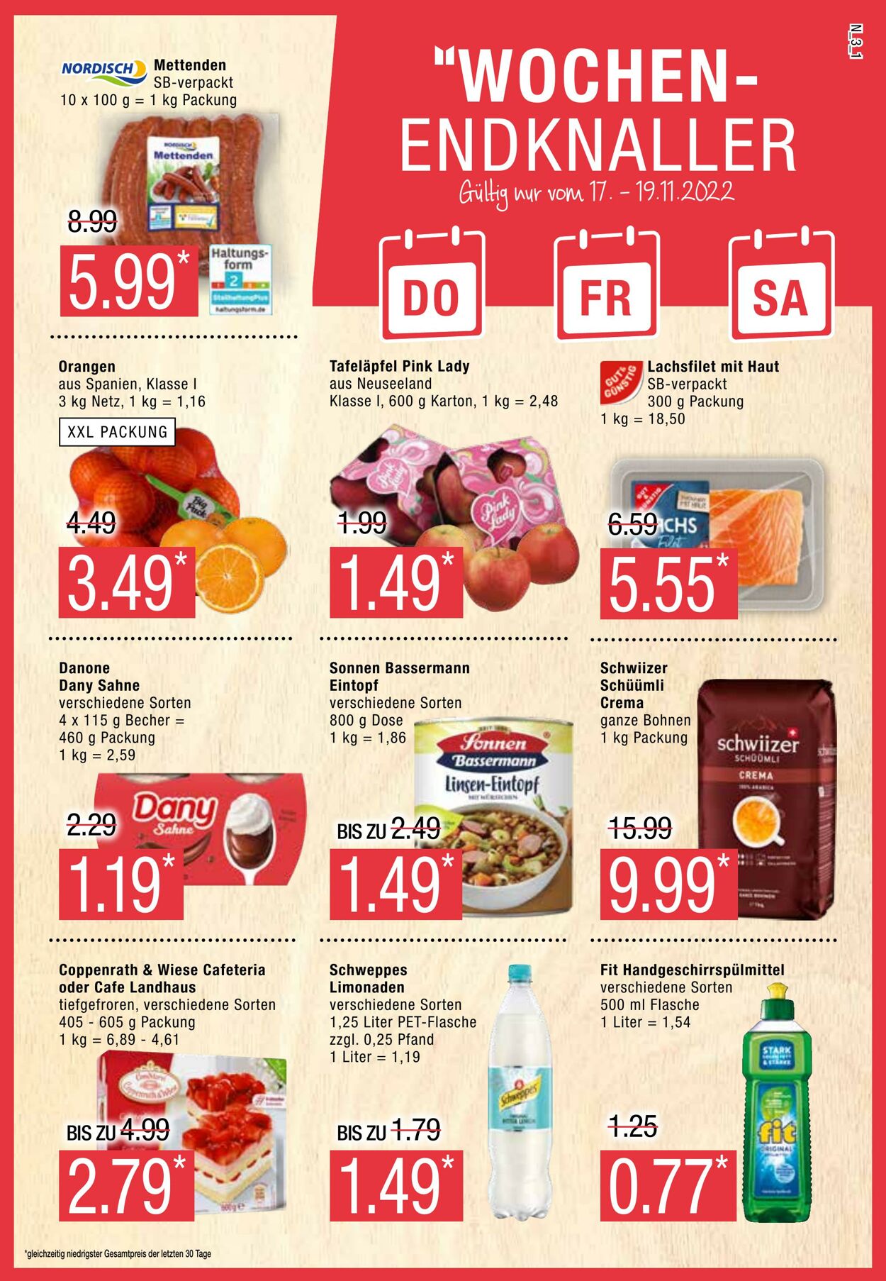 Prospekt Edeka 14.11.2022 - 19.11.2022