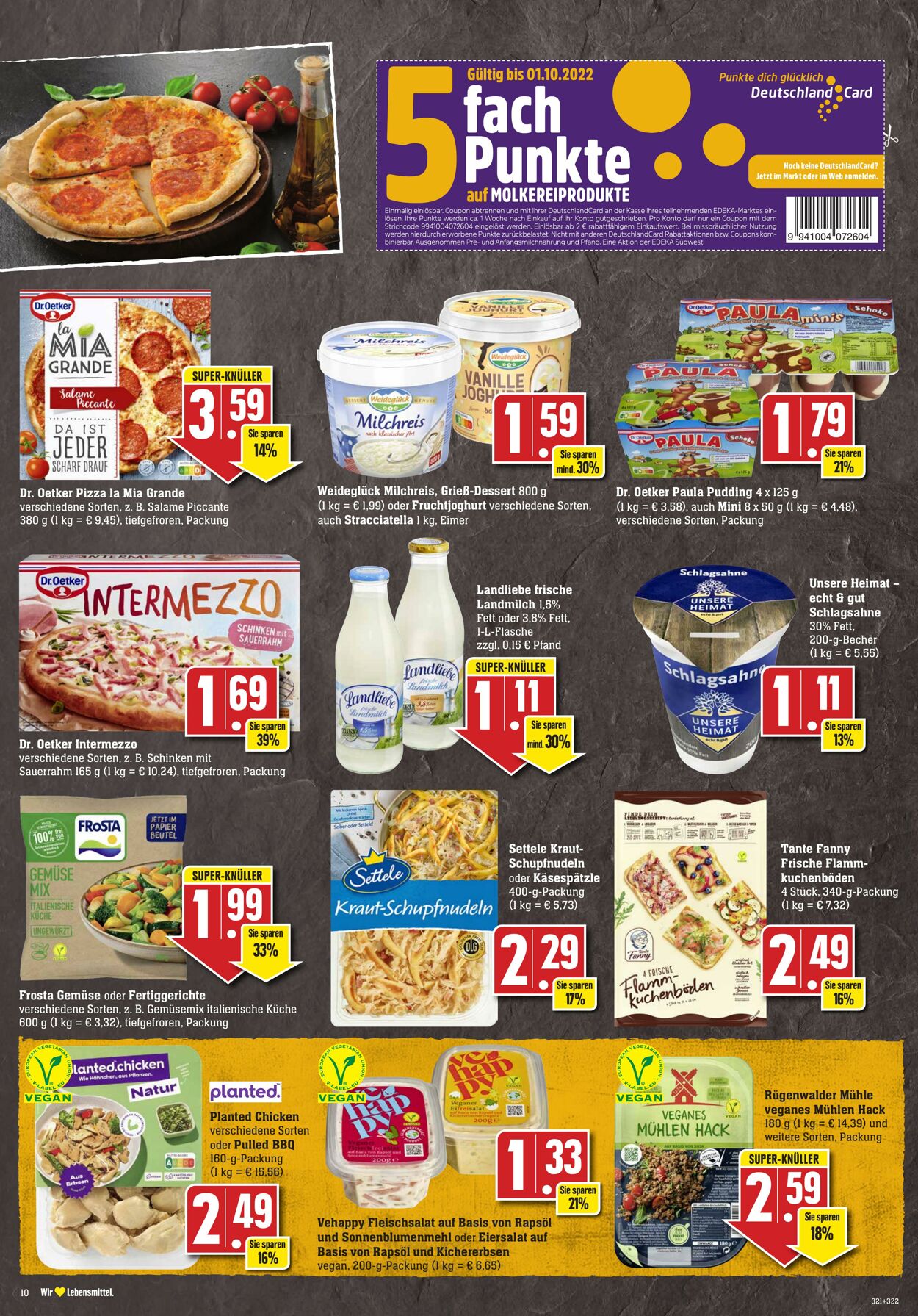 Prospekt Edeka 26.09.2022 - 01.10.2022