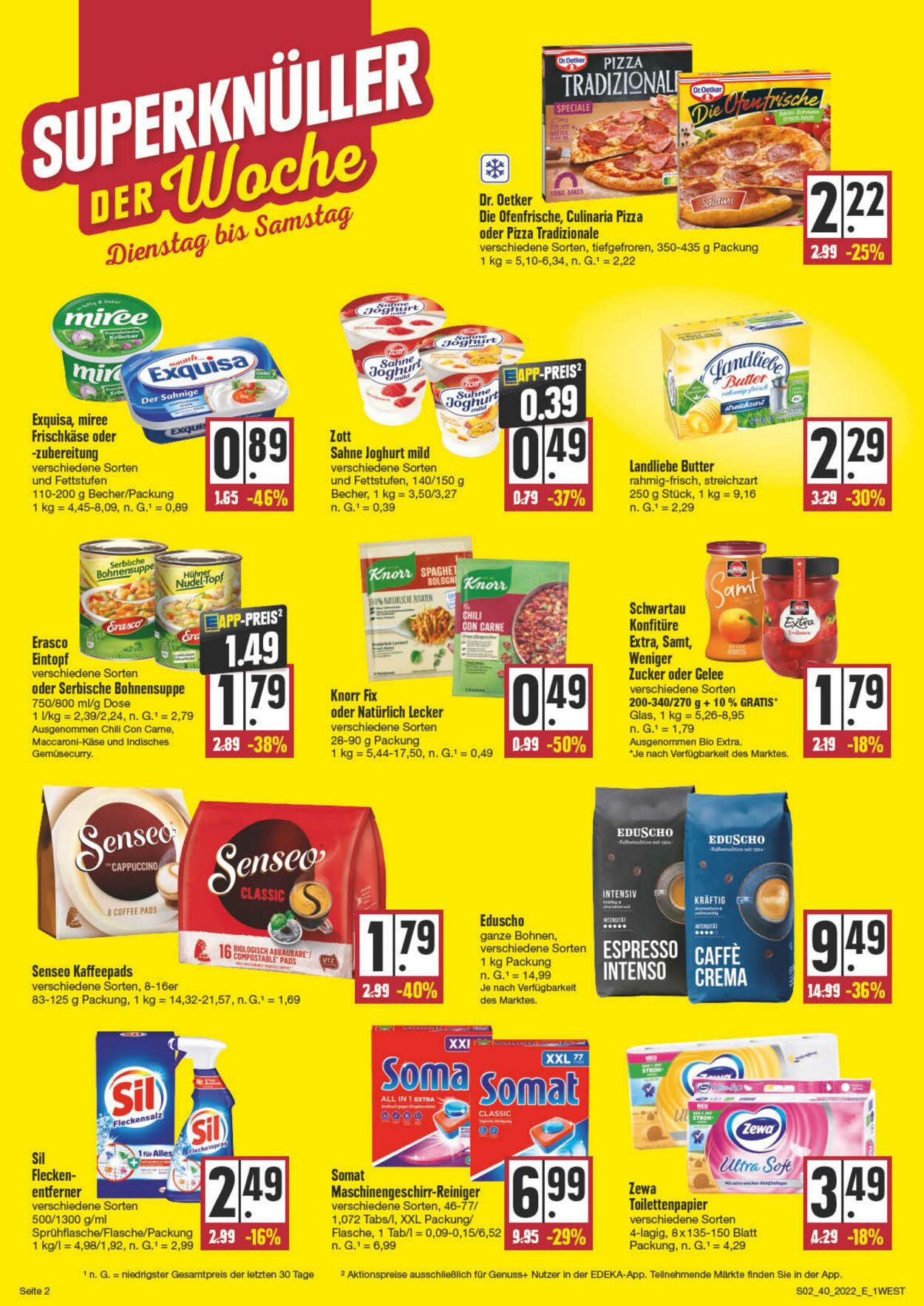 Prospekt Edeka 04.10.2022 - 08.10.2022