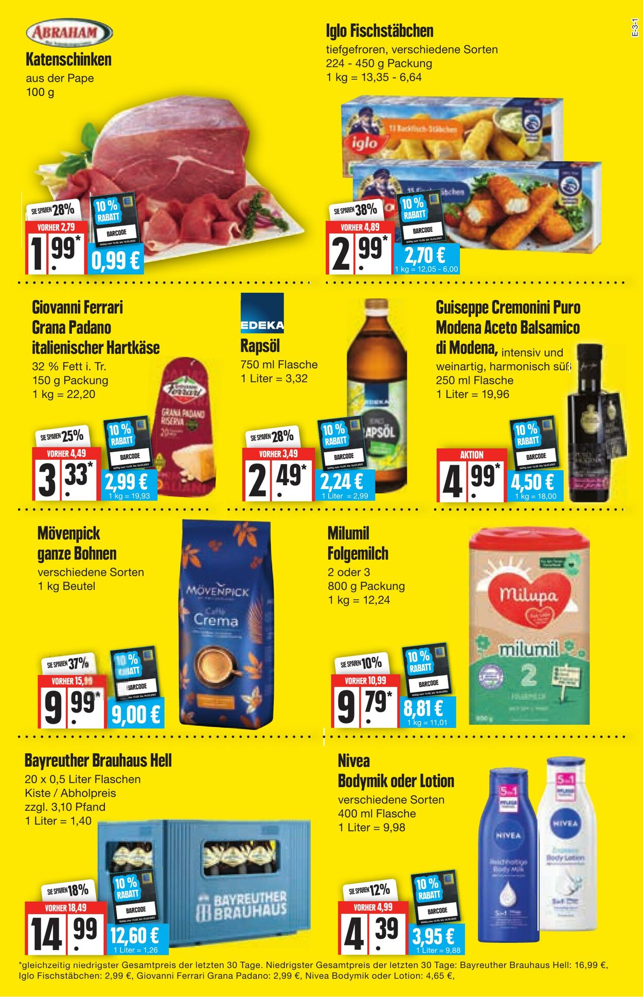 Prospekt Edeka 13.03.2023 - 18.03.2023