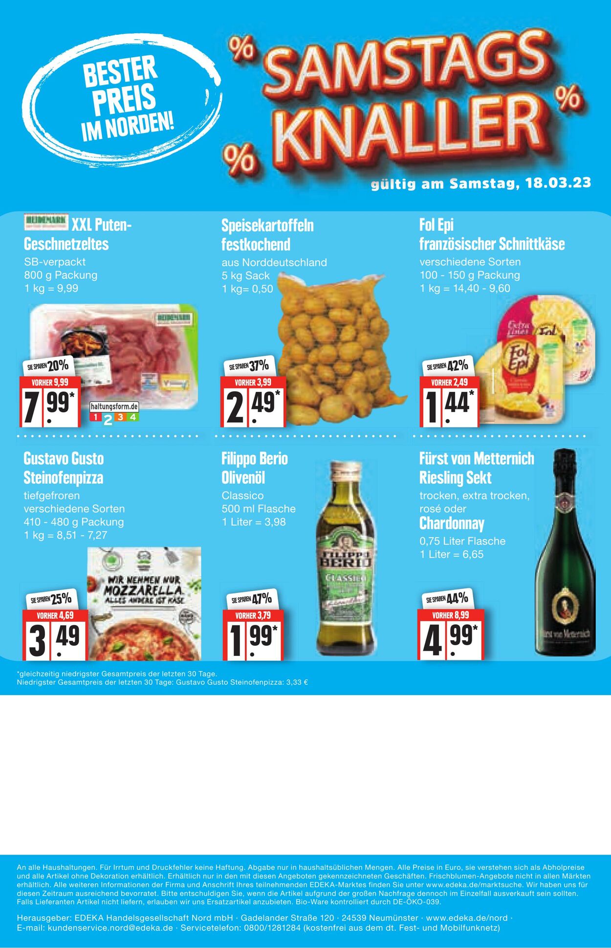 Prospekt Edeka 13.03.2023 - 18.03.2023