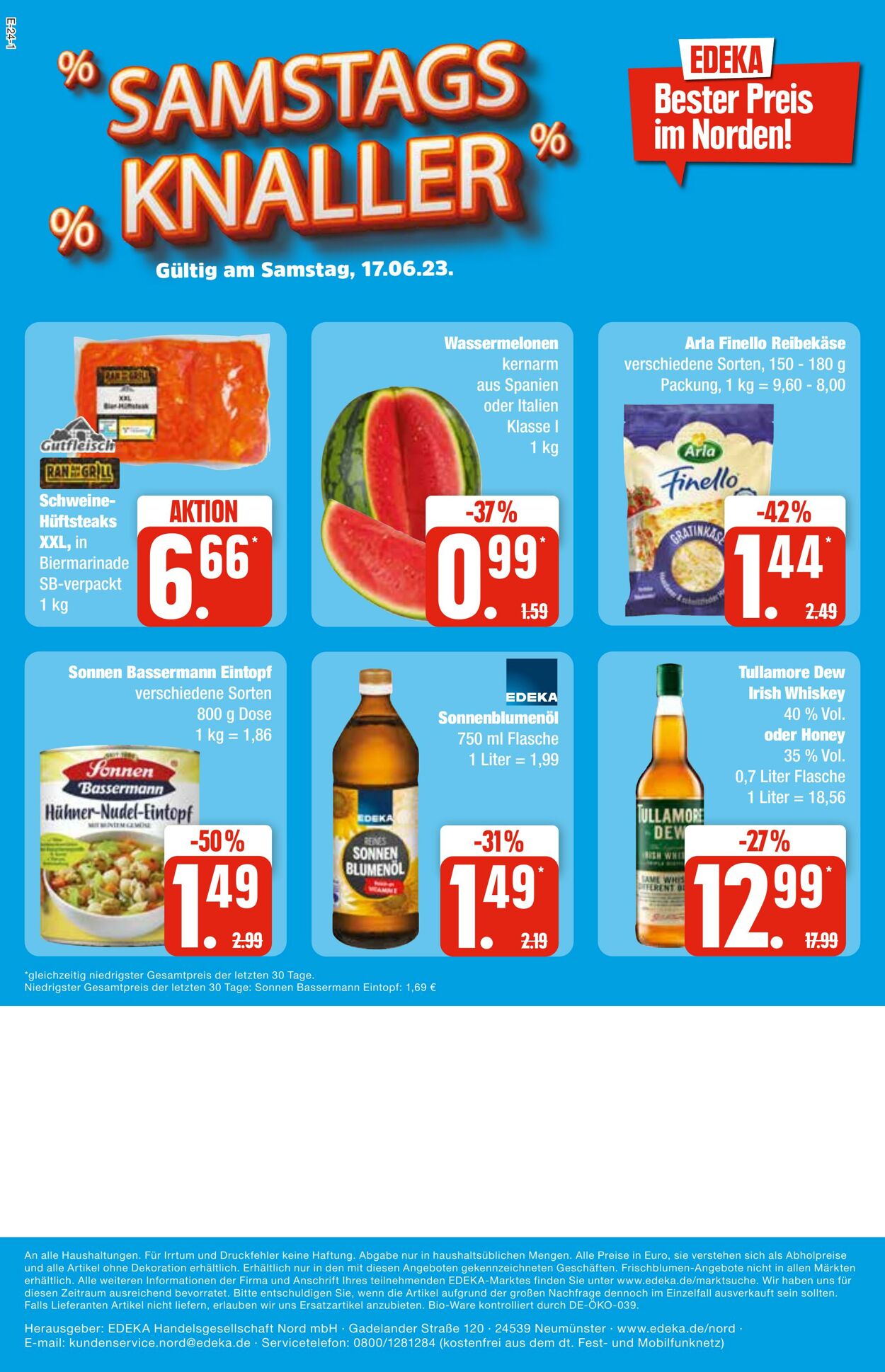 Prospekt Edeka 12.06.2023 - 17.06.2023