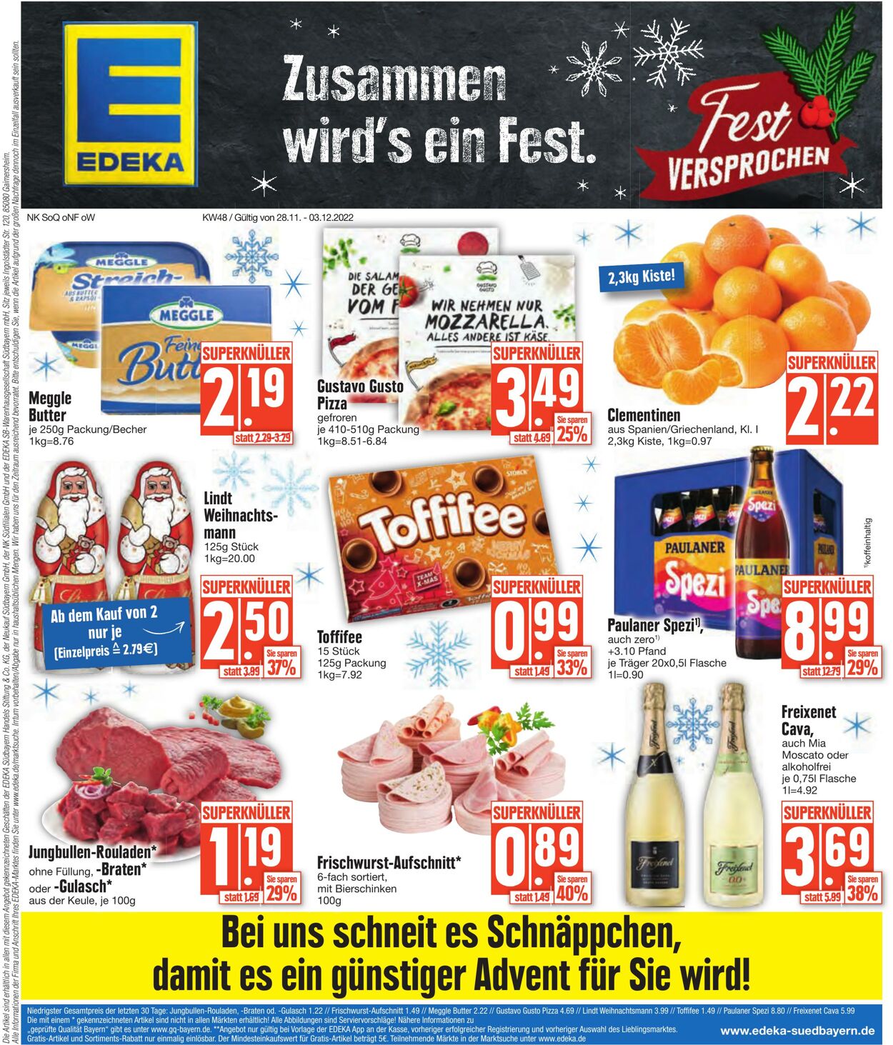 Prospekt Edeka 28.11.2022 - 03.12.2022